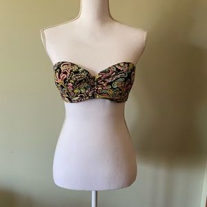 Paisley Pattern Victoria Secret Bathing Suit Top